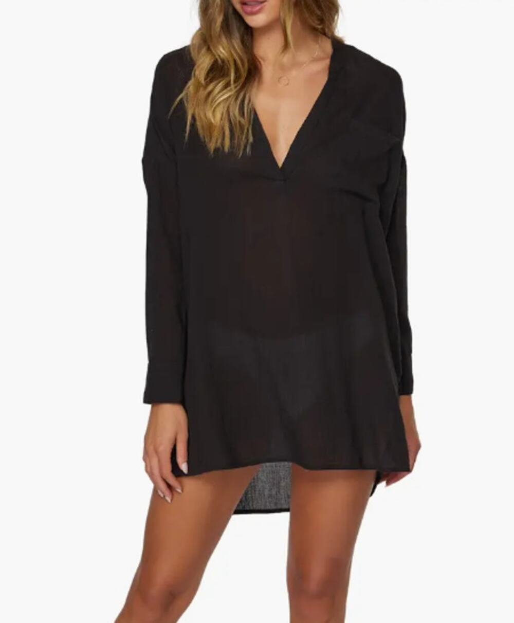New ~ O'NEILL ~ Belizin Swim Tunic Cover-Up Size M 100% COTTON